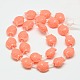 Synthetic Gemstone Coral Beads Strands UK-CORA-L026-08-K-2