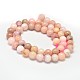 Round Natural Pink Opal Bead Strands UK-G-UK0001-17-8mm-2