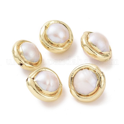 Natural Baroque Pearl Keshi Pearl Beads UK-PEAR-F010-04G-1