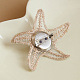 Starfish/Sea Stars Lace Brooches UK-X-JEWB-N0001-038-4