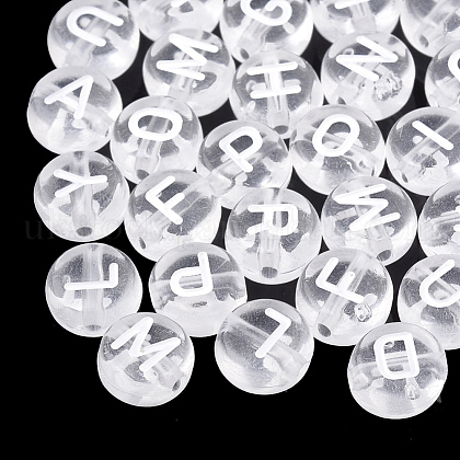 Transparent Acrylic Beads UK-TACR-N002-04B-1