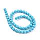 Synethetic Turquoise Beads Strands UK-TURQ-H063-8mm-1-2