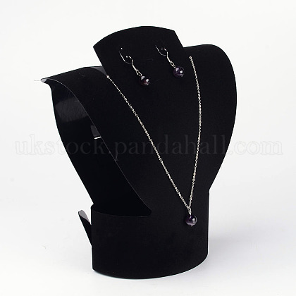 Velvet Jewelry Display Stands UK-A2CDE021-1