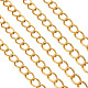 Aluminium Twisted Chains Curb Chains UK-CHA-TA0001-05G-3