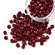 6/0 Opaque Colours Round Glass Seed Beads UK-X-SEED-A010-4mm-45B-1