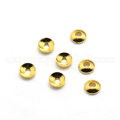 Brass Tiny Bead Cones UK-KK-O043-04G-K-1
