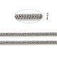 3.28 Feet 304 Stainless Steel Round Snake Chains UK-X-CHS-K001-06-2
