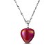 SHEGRACE&reg 925 Sterling Silver Heart Pendant Necklaces&nbsp;UK-JN346A-1