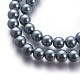 Glass Pearl Beads Strands UK-X-HY-8D-B19-3