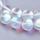 Synthetic Moonstone Beads Strands UK-G-E468-G01-6mm-3