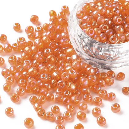 Round Glass Seed Beads UK-SEED-A007-4mm-169-1