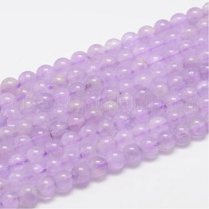 Natural Amethyst Beads Strands UK-G-F306-11-6mm-1