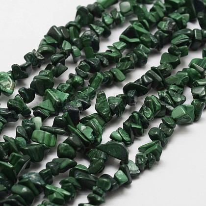 Natural Malachite Beads Strands UK-G-F328-30-1