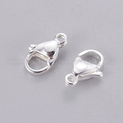 304 Stainless Steel Lobster Claw Clasps UK-STAS-E464-21C-S-1