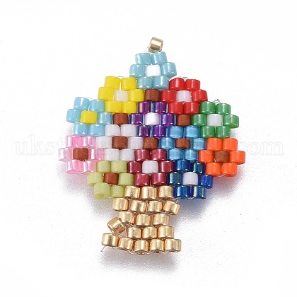 Handmade Japanese Seed Beads UK-SEED-P003-55-1
