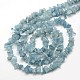 Natural Aquamarine Chip Beads Strands UK-G-L154-19-3