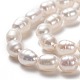Grade AA Natural Cultured Freshwater Pearl Beads Strands UK-PEAR-L033-65-2