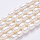 Natural Cultured Freshwater Pearl Beads Strands UK-X-PEAR-S012-41C-2