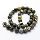 Synthetic Malachite Beads Strands UK-G-A186-B-02-2