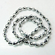 Electroplate Glass Beads Strands UK-EGLA-D017-12x8mm-5-K-2