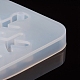 Christmas Snowflake Resin Casting Silicone Pendant Molds UK-DIY-WH0162-58-3