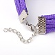 Braided Cord Bracelets UK-BJEW-JB01559-06-2