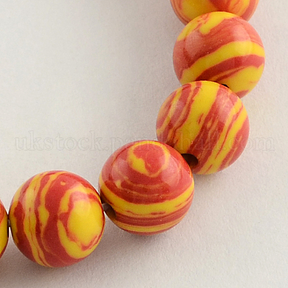 Synthetic Gemstone Beads Strands UK-G-R251-02B-K-1
