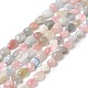 Natural Morganite Beads Strands UK-G-O186-B-03-1