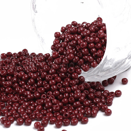 11/0 Grade A Baking Paint Glass Seed Beads UK-X-SEED-N001-A-1061-1