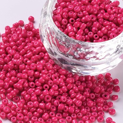 Baking Paint Glass Seed Beads UK-SEED-S001-K5-1