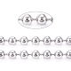 304 Stainless Steel Ball Chains UK-CHS-F009-01G-P-1