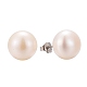 Valentine Presents for Her 925 Sterling Silver Ball Stud Earrings UK-EJEW-D029-10mm-2-1
