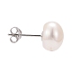 Valentine Presents for Her 925 Sterling Silver Ball Stud Earrings UK-EJEW-D029-9mm-2-2