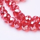 Electroplate Glass Beads Strands UK-X-GR8MMY-47AB-1