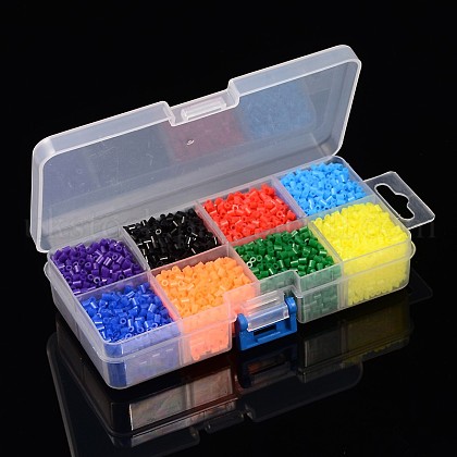 8 Color PE DIY Melty Beads Fuse Beads Refills UK-DIY-X0241-01-B-1