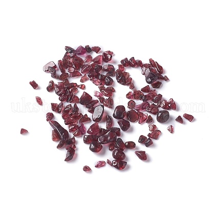 Natural Garnet Chip Beads UK-G-M364-14-1