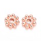 Alloy Daisy Spacer Beads UK-PALLOY-L166-31RG-1
