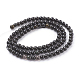 Natural Obsidian Beads Strands UK-G-G099-4mm-24-2
