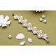 4mm Tiny Satin Luster White Glass Pearl Round Beads for Jewelry Making UK-HY-PH0002-01-B-5