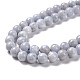 Natural Blue Lace Agate Beads Strands UK-G-P342-04-6mm-AB-3