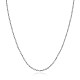 925 Sterling Silver Chain Necklaces UK-NJEW-BB30129-20-1