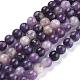Natural Lepidolite/Purple Mica Stone Beads Strands UK-G-K415-6mm-2