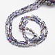 Electroplate Glass Beads Strands UK-EGLA-F001-A02-K-2