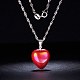 SHEGRACE&reg 925 Sterling Silver Heart Pendant Necklaces&nbsp;UK-JN346A-3