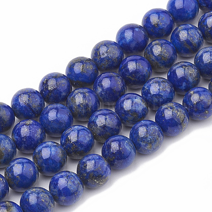 Natural Lapis Lazuli Beads Strands UK-G-S333-4mm-013-1