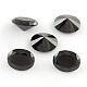 Cubic Zirconia Pointed Back Cabochons UK-ZIRC-R010-9x7-01-K-1