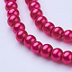 Glass Pearl Beads Strands UK-HY-4D-B57-2