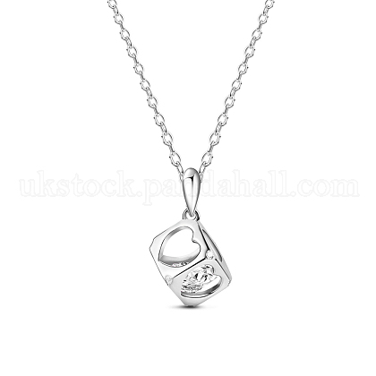 SHEGRACE Beautiful 925 Sterling Silver Necklaces UK-JN459A-K-1