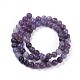 Natural Lepidolite/Purple Mica Stone Beads Strands UK-G-E545-01A-2