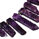Natural Lepidolite/Purple Mica Stone Beads Strands UK-X-G-N215-007-5